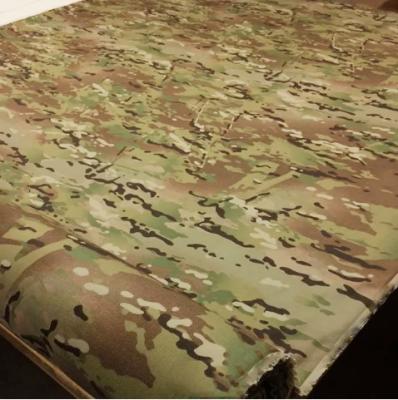 China Geweven Twill Camo Materiaal Stof Waterdicht Multicam Nylon Stof Te koop