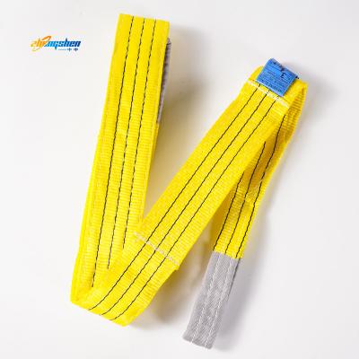 China Lifting Goods Cheap price 5 ton lifting belt flat webbing sling endless web sling for sale