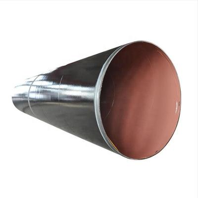 China Oilfield 1054 mm Steel Pipe MS106 Gr.B OD 8.0mm Thick Enamel Coating Tube Internal Lined And External Cement Reinforced Packing for sale