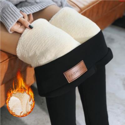 China Winter Gaiters Wool Fleece Gaiters Warm Women's Pants Snagging Resistance Thick Lamb for sale