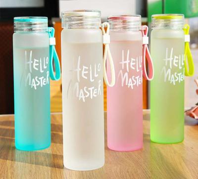 China CLASSIC Direct Supply Factory Direct High Borosilicate Double Wall Shatterproof Glass Water Bottle for sale