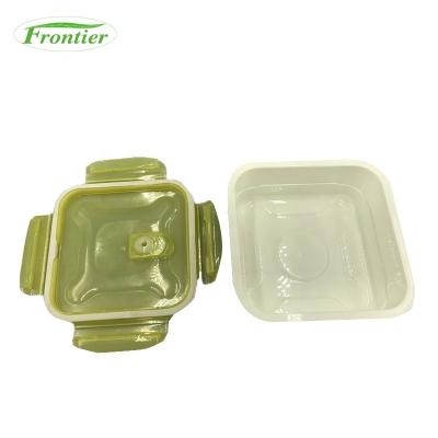 China Wholesale Cute Viable Reusable Square 800ML PLA Tableware Bento Lunch Box for sale