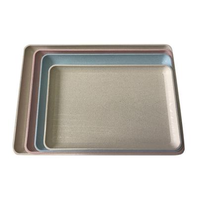 China Eco-friendly Home Snack Non-Slip Rolling Non-Slip Food Serving Tray For Home for sale