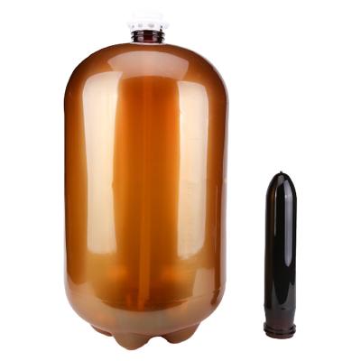 China 20l 30l plastic beer keg /beer keg pet preform filled with plastic beer keg valve A/s/g type for sale