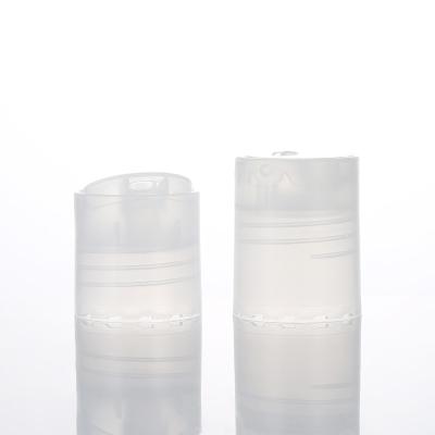 China Non Spill Custom Plastic Transparent Capsule 24/410 Disc Top Cap for sale