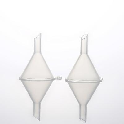 China Non Spill Plastic Transparent Funnel Cosmetic Color PP Material Mini Funnel for sale