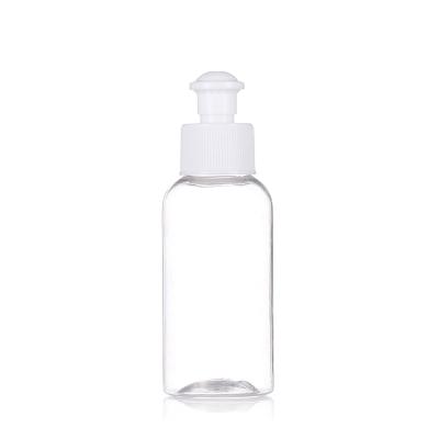 China Non Spill PET 100ML Custom Bottle With Pull Push Cap For Detergent for sale