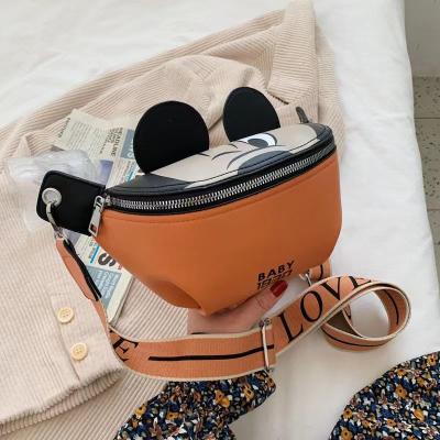 China Other 2022 New Cartoon Chest Bag Fashion Insist Shoulder Messenger Bag Female Soft Simple Fashion Online Casual Student Bag for sale