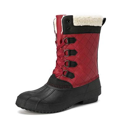 China Deodorization 2022 new foreign women's plush cotton shoes tube cashmere medium snow boots European and American style children's boots for sale