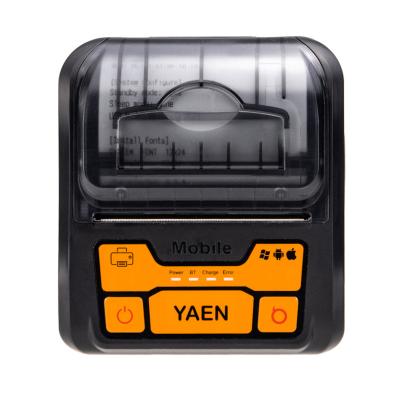 China YAEN 80mm MP80C1 Black and White New Arrival Portable Compact Blue Tooth Bill Receipt Thermal Printer for sale