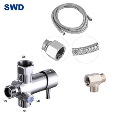 China With Angel Valve Flow Control Shower Room Angle Mixer Shower Valve Automatic Diverter Brass 3 - 4 Diverter Freshwater Valve for sale