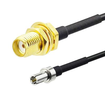 China 3G 4G Network Adapter External Extension Cable SMA-K Female to TS9/CRC9 RF Coaxial Cable Antenna Coupler for sale