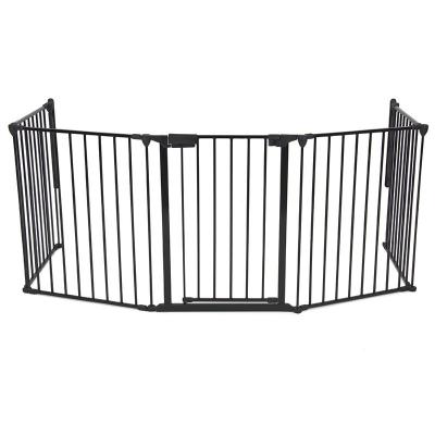 China Eco-freindly Safety Guardrail Fence Play Fence Baby Playpen Extra Wide Walk Through Baby Gate for sale