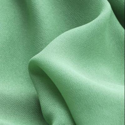 China Huayao Breathable Crepe Chiffon Non-stretch Chiffon Fabric Polyester Spring Box Pleat Imitation Lining Summer Skirt for sale