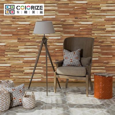 China Colorize China Foshan Factory Traditional Wholesale Interior Natural Wall Cladding 3d Culture Wooden Wall Panel Mosaic for sale