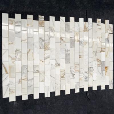 China Modern Calacatta Gold Colorize Slab Italy Home Floor Tile Design Marble 24x24 Calacatta Gold Marble Tiles for sale