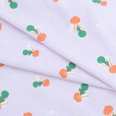 China Nice look children's 100% cotton anti pill dyed woven waterjet printed apparel fabric for skirts, dress, blouse for sale