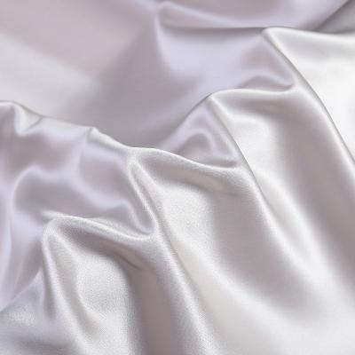 China Single anti pill 19MM thickness mulberry silk crepe satin 140cm width for dress, blouse, pajamas, homewear, various eye mask color selectable for sale