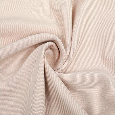 China 80% Polyester 15% Viscose 5% Spandex 353g TR Antistatic Twill Thick Woven Plain Dyed Four Sided Elastic Fabric For Spring, Fall, Winter for sale