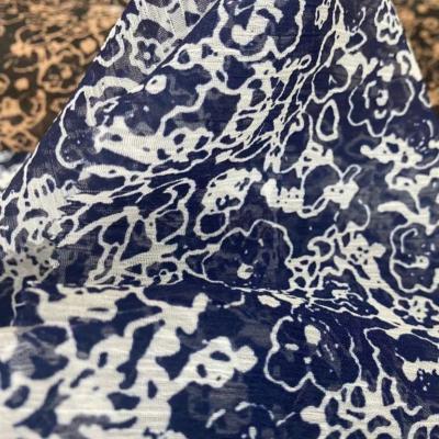 China High Quality 100% Polyester Chiffon Shrink-Resistant Crepe Printed Throwback To Ancients Style Fabric For Ladies Fashionable Dress for sale