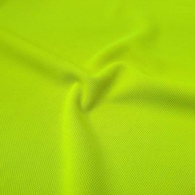 China Chinese favorable Anti-mildew profession knitted cleancool 100% polyester pearl ground mesh fabric for polo shirts or working clothes for sale