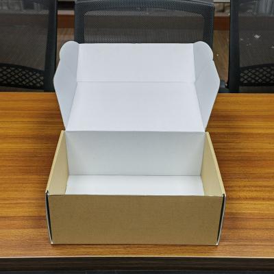 China Recycled Materials cheap price brown color kraft paper custom packaging boxes for mailing for sale