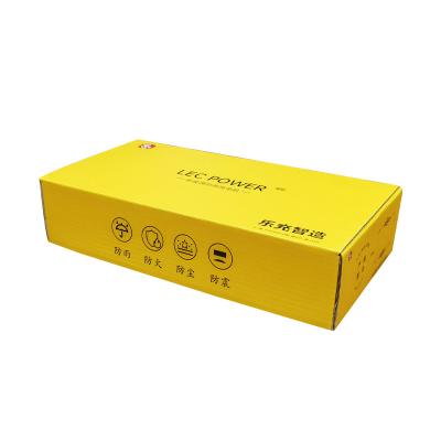 China Recycled Materials Custom Eco-Friendly Pillow Box Small Gift Candy Packaging Yellow Paper Package Boxes for sale