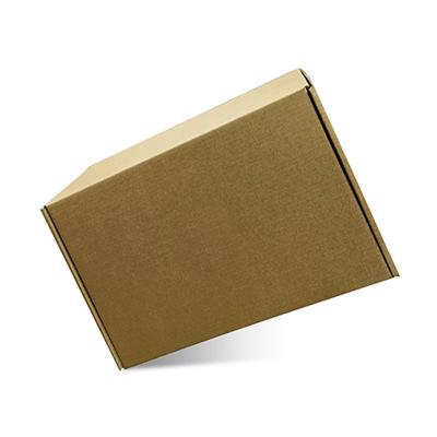 China Recycled Materials Custom Printing Wholesale Corrugated Packaging Square Plain brown Box Cardboard Kraft Box for sale