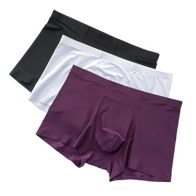 China Silk briefs and seamless suitable pure ice men underwear men's underwear price quality boxers color men's lavender panties shorts guaranteed for sale