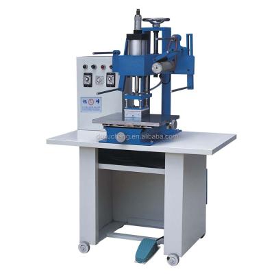 China Shoemaking Industry Leather Making Hot Stamping Machine For Shoes for sale