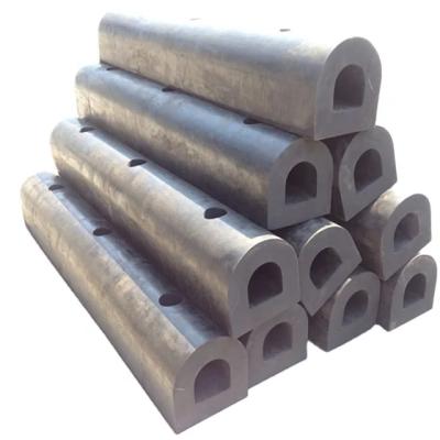 China Solid D Rubber Fenders With Bolted Installation For Heavy Loads for sale