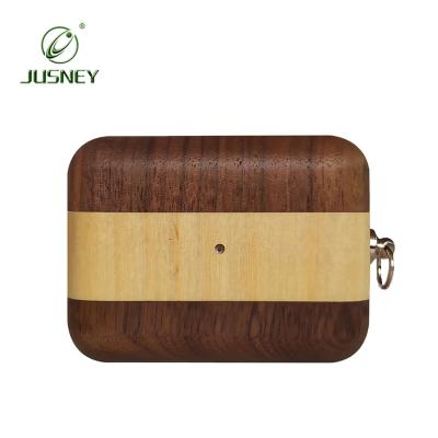 China New 2022 Retro Shockproof HOT Wooden Metal Case For Airpods Pro Radio Earphone Bag Filling Anti-lost Protective Box 3 Full Covers for sale