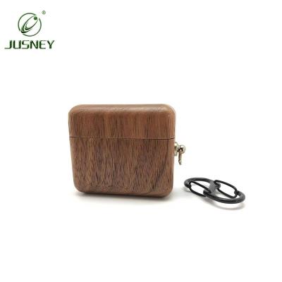 China New 2022 Retro Shockproof Wooden Metal Cases For Airpods Pro 3/4 Full Cover Radio Earphone Bag Filling Anti-lost Protective Box for sale