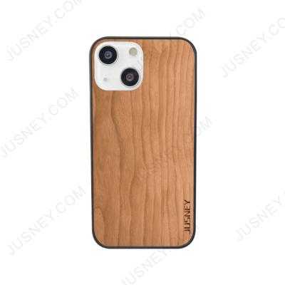 China Simple anti-drop anti-fall and anti-skid wooden leisure tpu back cover bamboo phone case for iPhone13 13pro 12 max for sale