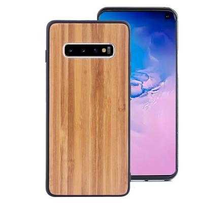 China Shockproof Bamboo Wooden Phone Case For Samsung Galaxy Note 9 Soft Case s10e s10plus Note8 For Samsung Note 10 for sale