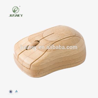 China 2018 NEW Real Bamboo Wooden Real Wireless Mouse USB Optical Gaming Mouse For Computer Laptop Nerd Custom Mouse for sale