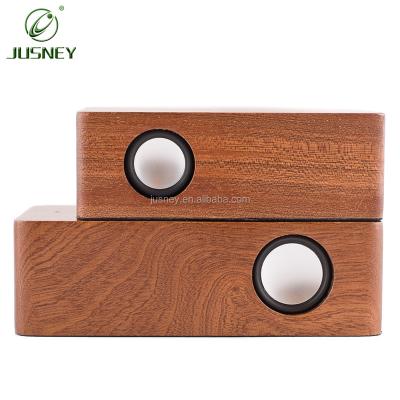 China 2018 NFC mini nfc speaker wood wireless mini speaker square audio nice sound for sale