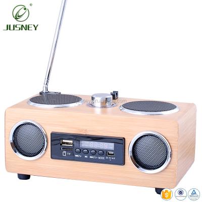 China Wooden Waterproof Wireless High Fidelity Wireless High Fidelity Radio Speaker Mini Music Speaker Party Quantity Car Speakers for sale