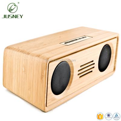 China Perfect Custom Made Eco-friendly Mini Loud Loud Loudspeaker Logo Portable Wooden BT OEM Wireless Speaker Wholesale for sale