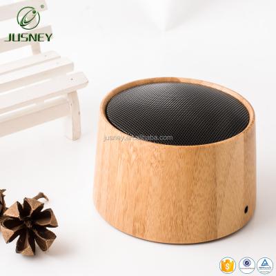 China Perfect Sound Mini Natural Mini Loudspeaker Wooden Wireless Portable Subwoofer Distance Control Bamboo Far Far Speaker For Mobile Phone/Laptop for sale