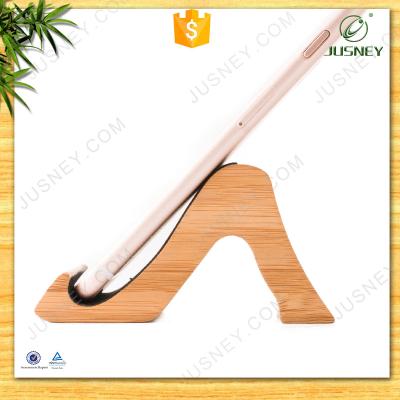 China High-End Luxury Wooden Cell Phone Accessories Stand Holder OEM Wooden Bamboo Bracket for sale