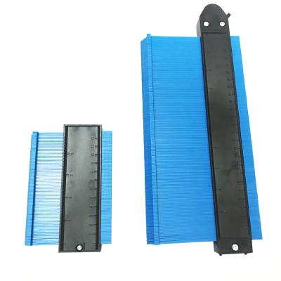 China Working Measures Plastic Contour Duplicator Frame Profile Measuring Edge Ruler Tool Circular Cutout Gauge for sale