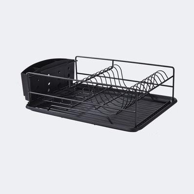 China Fashionable Home Collection Dish Drainer Drain Board And Utensil Rack Simple Easy To Use Dish Drying Rack for sale