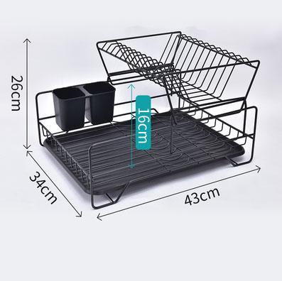 China 2021 Fashionable Collection Dish Drainer Drain Board Popular Home and Utensil Holder Dish Drying Rack for sale