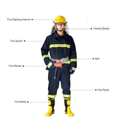 China Fire Suit Firefighting Suit Factory Direct Supply Firefighting Rescue Clothing Fire Fighting Uniform Firefighter Suits for Fireman for sale