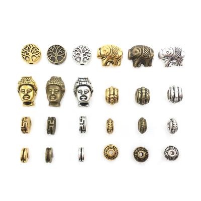 China Fashion $7.9 for wholesale diy kits 92pcs alloy vintage mixed clip beads charm for key chain bracelets for sale