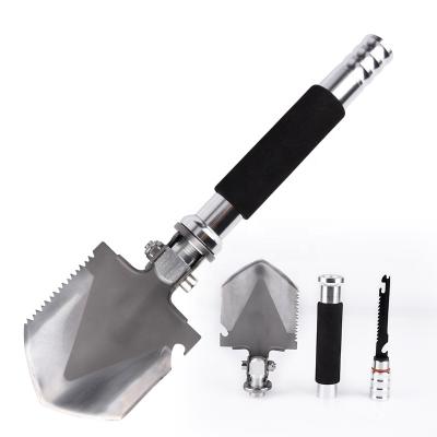 China Outdoor Multifunctional Camping Shovel AJOTEQPT Small Tool Folding Shovel for sale