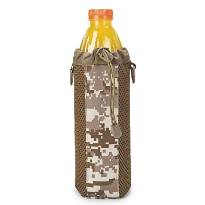 China AJOTEQPT MOLLE Fashion Water Bottle Pouch Drawstring Travel Water Bottle Tactical Military Bag for sale