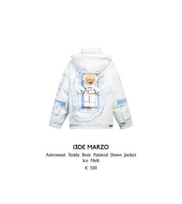 China High Quality Oversized Quilted Astronaut Quilted Teddy Bear Painted Down Jacket 13demarzo de marzo unisex winter jacket 13 for sale