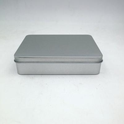 China 2022 Canned Food Packaging Malaysia Handmade Silver Rectangular Tins Box Suppliers Malaysia for sale